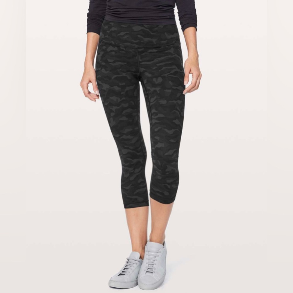 Lululemon Align Crop *21 Legging ~ Camo Cropped Leggings - 4